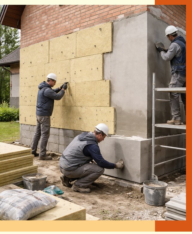 Утепление частного дома в Сальске под ключ от 7626 руб/м2 — недорого | ТепломастерСлс