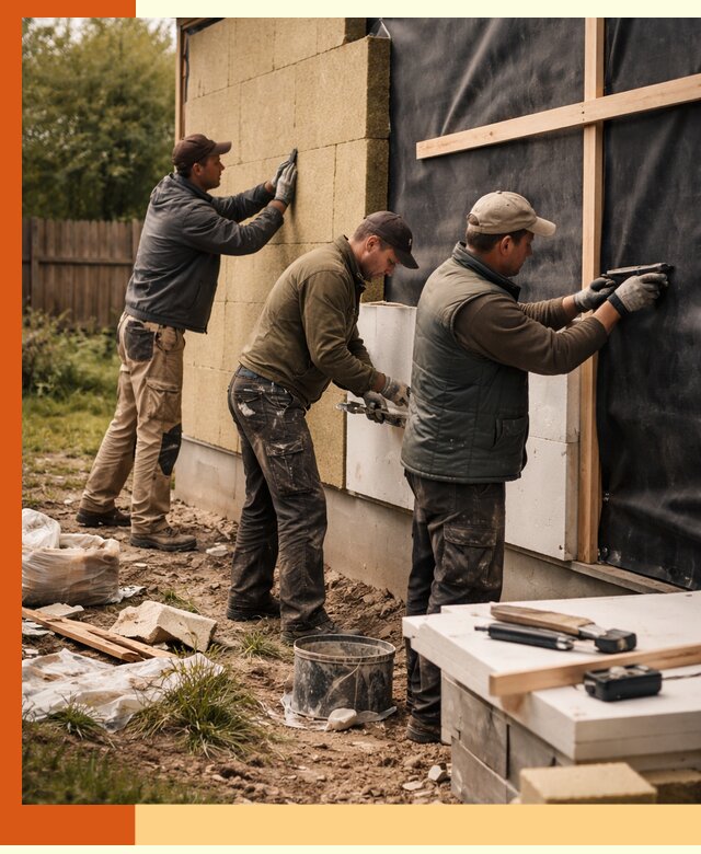 Утепление дачного дома под ключ в Сальске
