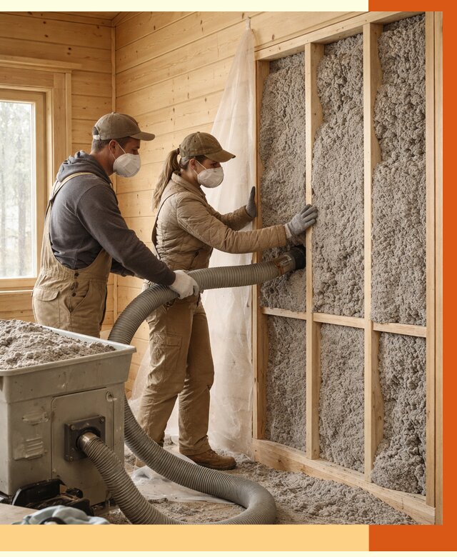 Утепление дачного дома эковатой в Сальске от 1474 руб./м2 — комплексно, ТепломастерСлс