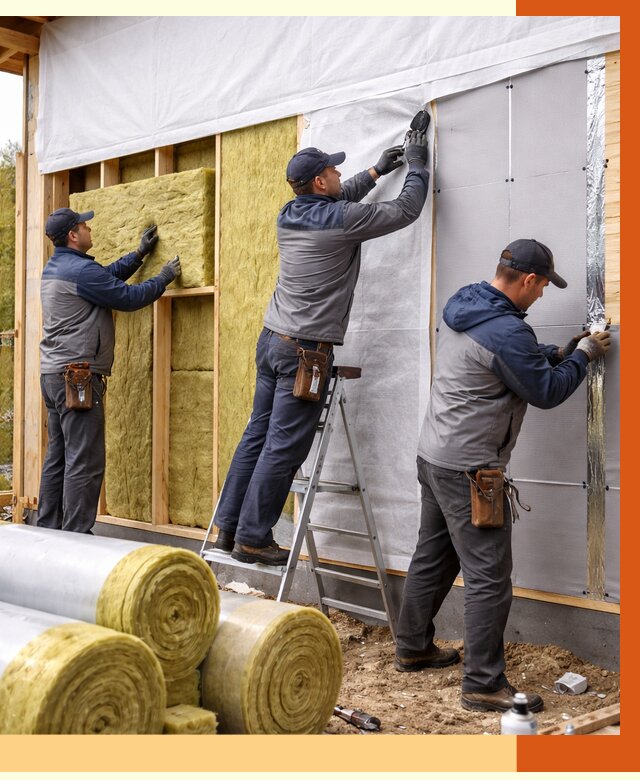 Утепление каркасного дома в Сальске от 4271 руб./м2 — профессионально | ТепломастерСлс