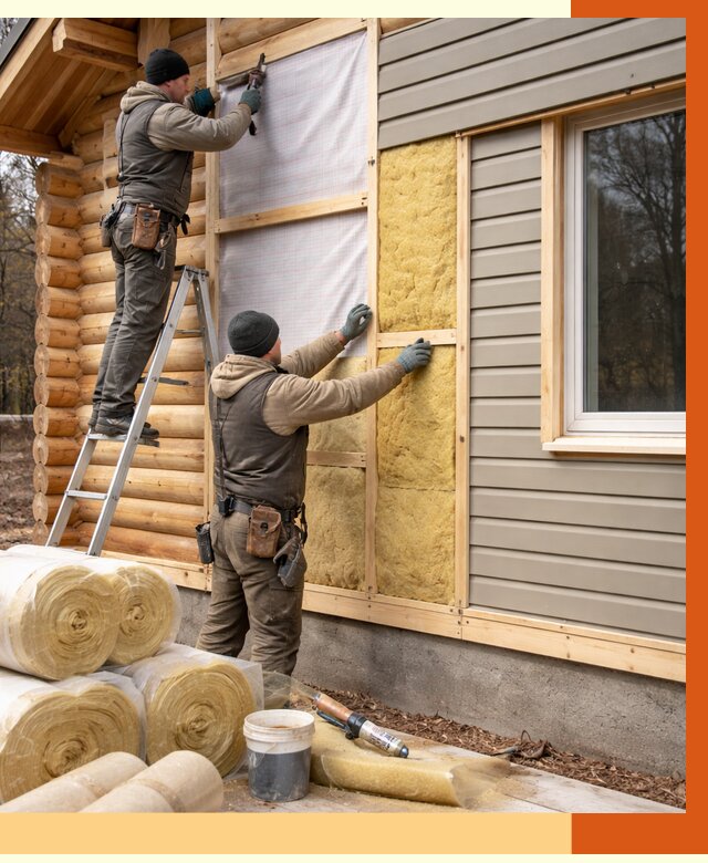 Утепление деревянного дома в Сальске от 6304 руб./м2 — заказать работы | ТепломастерСлс