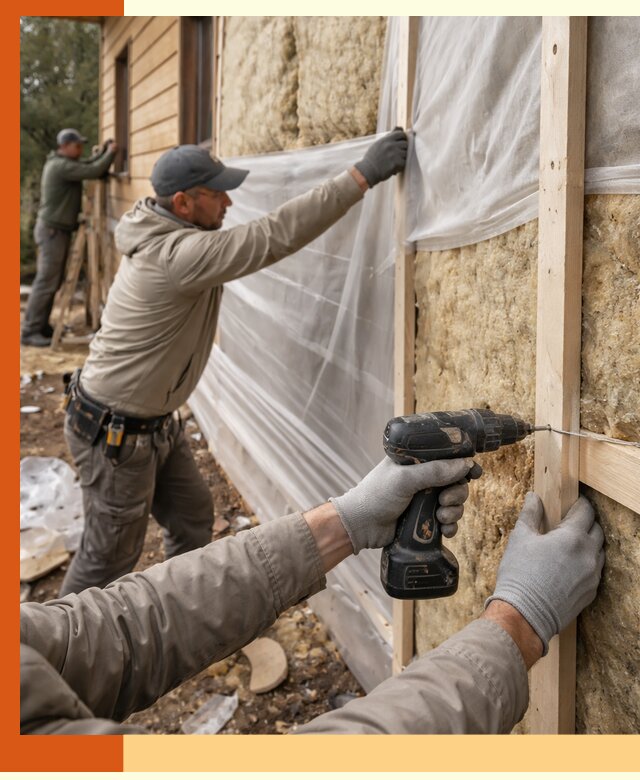 Утепление дома из бруса в Сальске качественно и долговечно