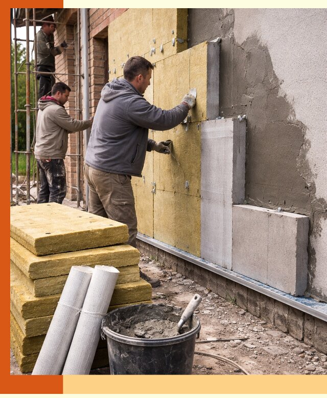 Утепление кирпичного дома под ключ в Сальске