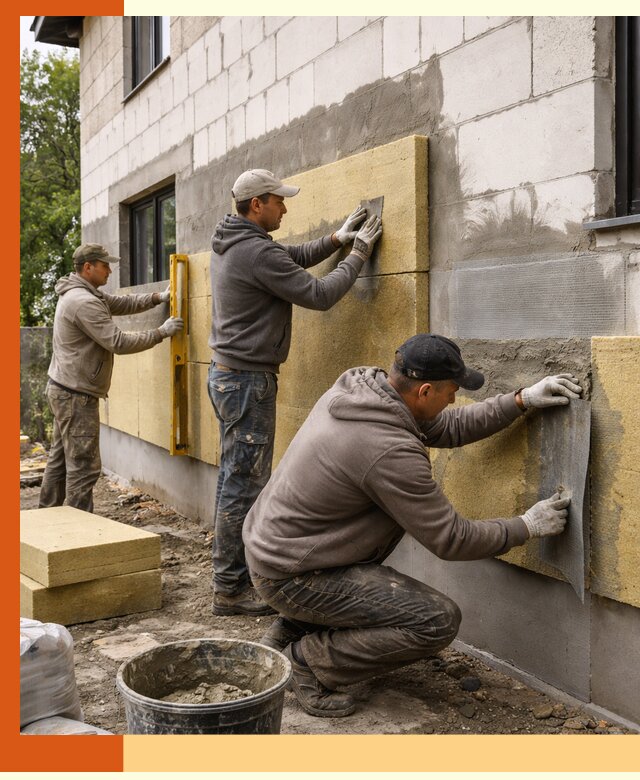 Утепление дома из газобетона в Сальске качественно и долговечно