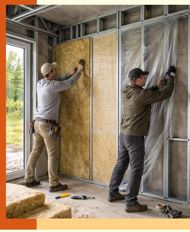 Утепление дома из ЛСТК в Сальске с гарантией качества и эффективности