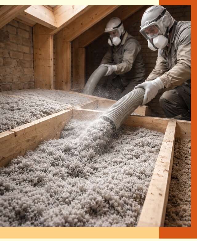 Утепление коттеджа эковатой в Сальске от 2542 руб./м² — комплексная задувка и монтаж | ТепломастерСлс