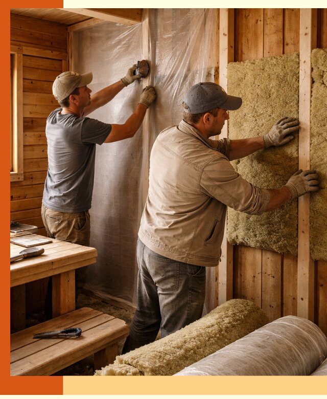 Утепление бани изнутри в Сальске качественно и недорого