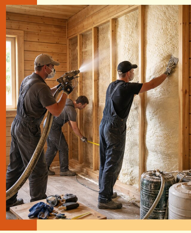 Утепление бани пенополиуретаном (ППУ) в Сальске