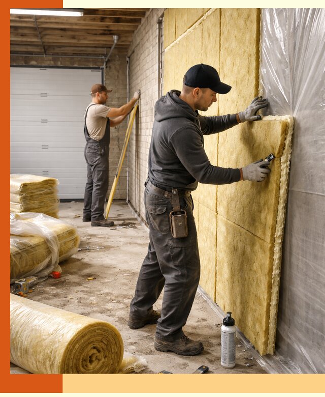 Утепление гаража под ключ в Сальске — все виды теплоизоляции