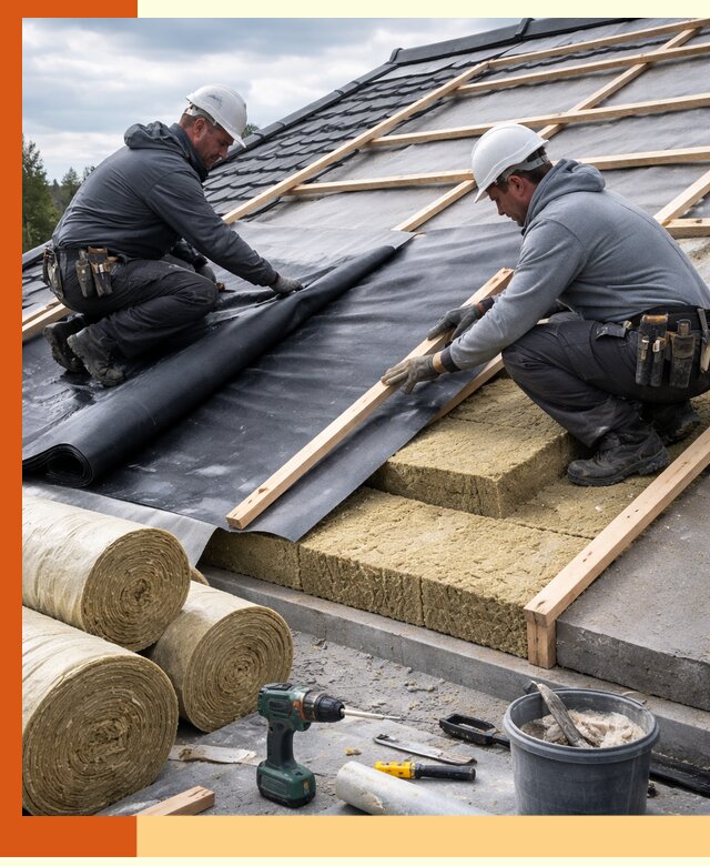 Утепление крыши снаружи в Сальске: профессиональная теплоизоляция