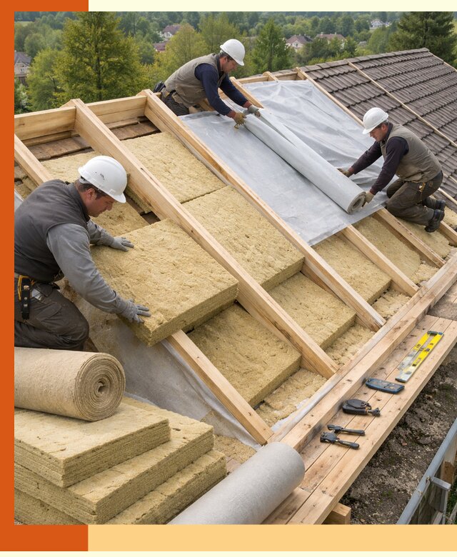 Утепление скатной крыши в Сальске качественно и надёжно