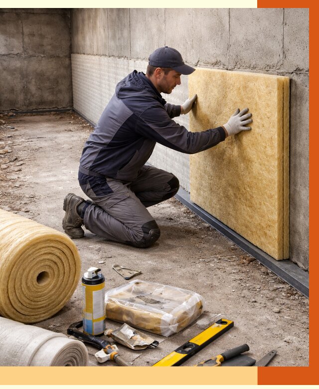 Утепление фундамента изнутри в Сальске от 4271 руб./м2 — работы под ключ | ТепломастерСлс