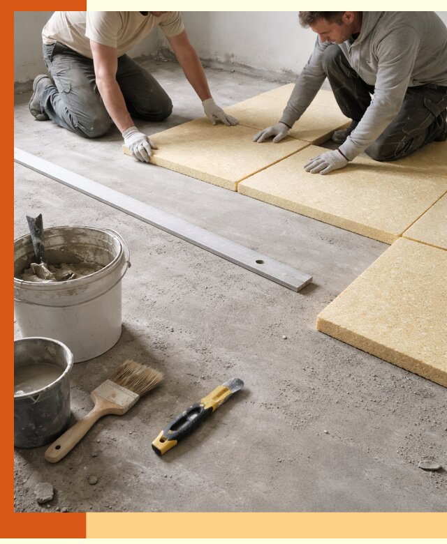 Утепление бетонного пола в Сальске профессионально и недорого