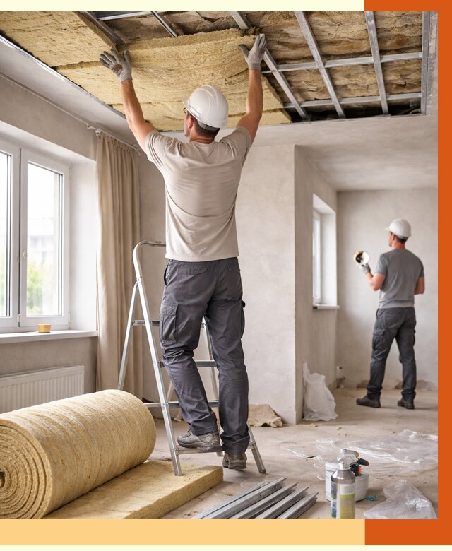 Утепление потолка в частном доме в Сальске от 966 руб./м² — работы под ключ | ТепломастерСлс