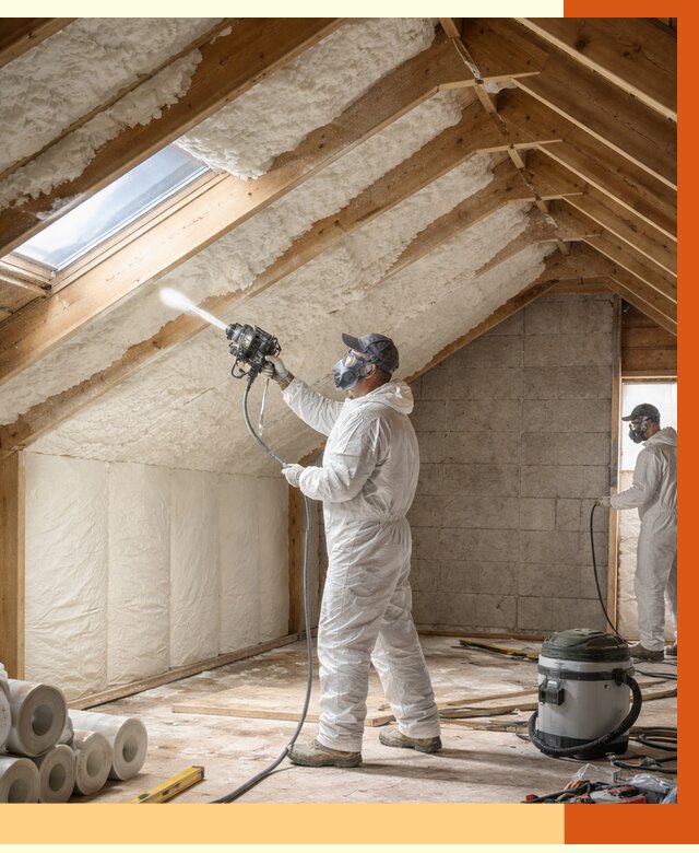 Утепление мансарды ППУ в Сальске от 2796 руб./м² — заказать под ключ | ТепломастерСлс