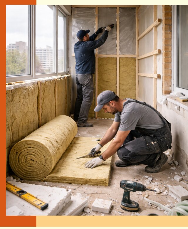 Утепление балкона под ключ в Сальске качественно и быстро