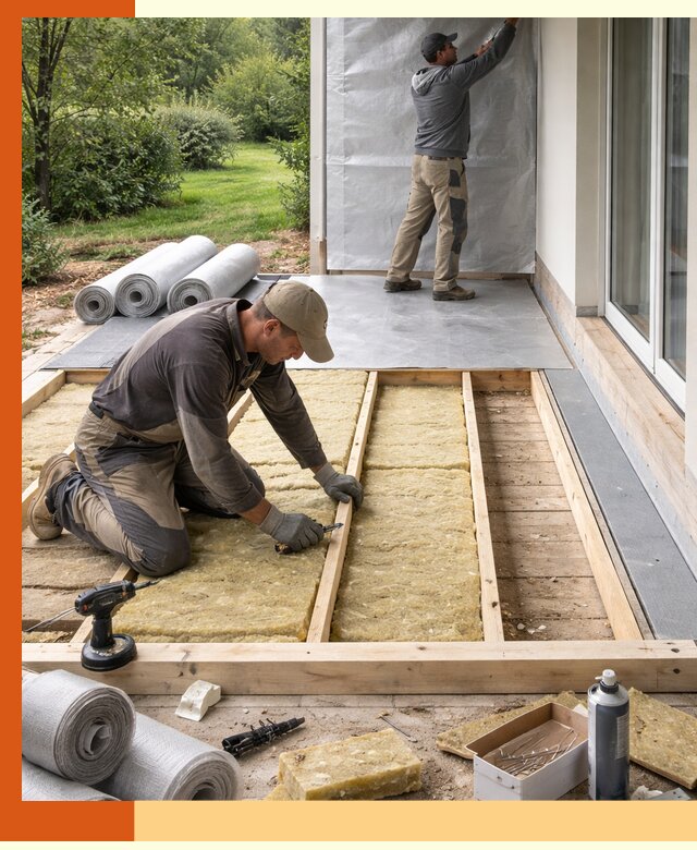 Утепление террасы в Сальске — тепло и защита круглогодично