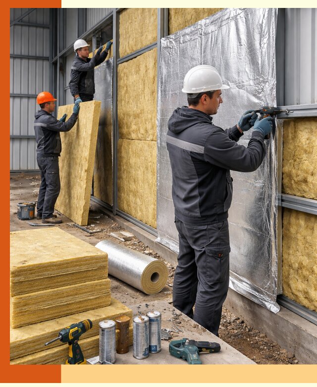 Утепление металлического ангара профессионально в Сальске