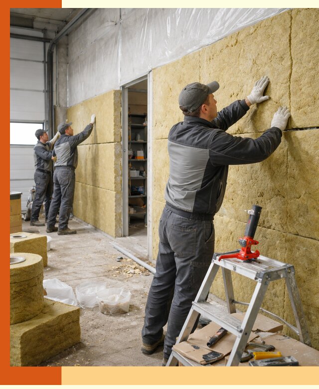 Утепление автосервиса и мастерских в Сальске качественно и надёжно