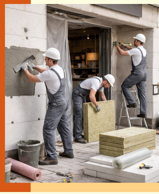 Утепление кафе в Сальске: профессиональная теплоизоляция и монтаж