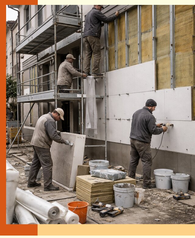 Утепление гостиницы под ключ в Сальске с гарантией качества