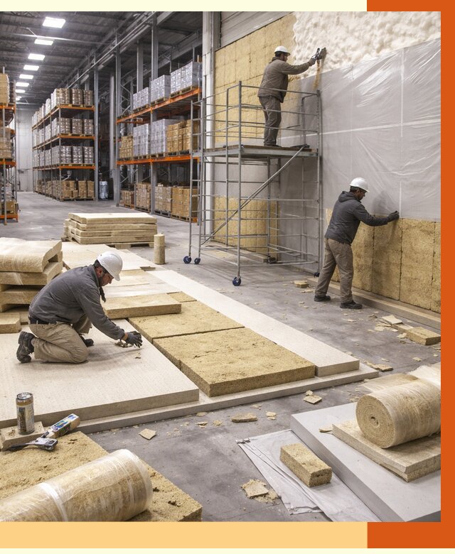 Утепление складского терминала в Сальске от 7626 руб./м² под ключ | ТепломастерСлс