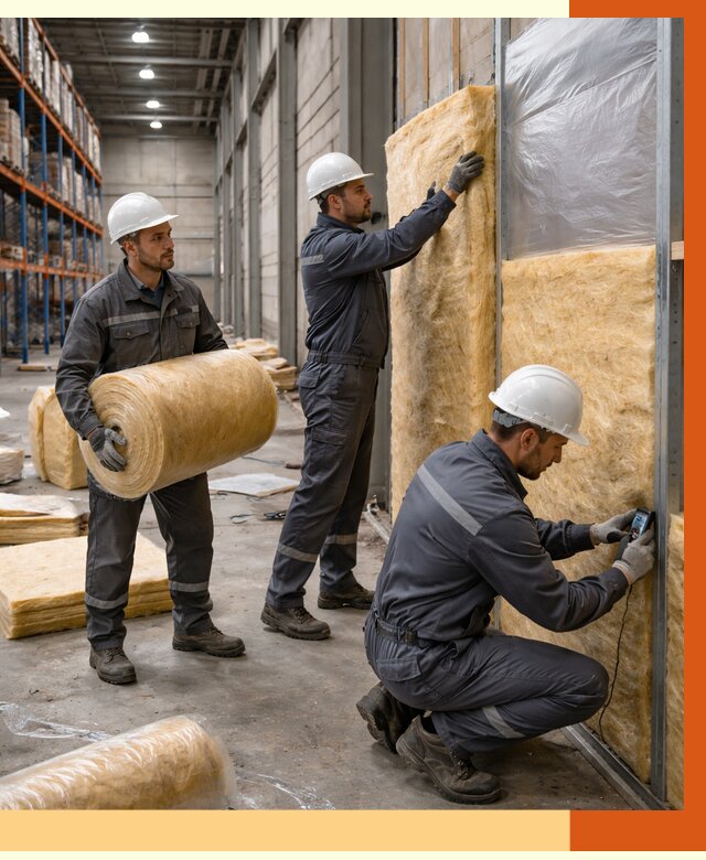 Утепление логистического центра в Сальске от 4576 руб/м² под ключ | ТепломастерСлс