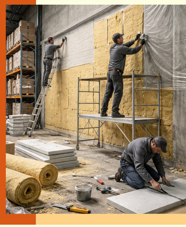 Утепление холодного склада под ключ в Сальске