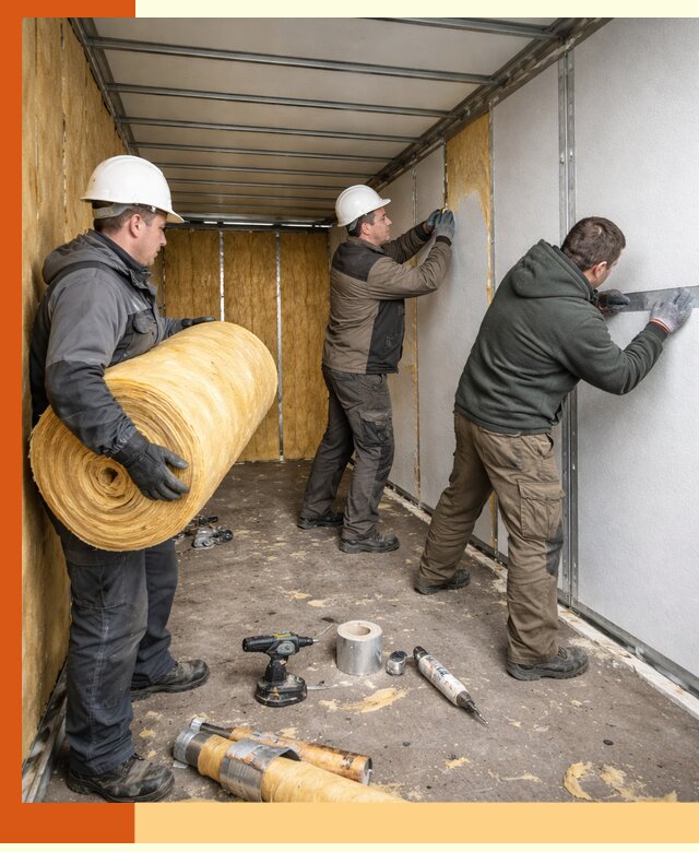 Утепление рефрижераторного контейнера в Сальске профессионально и надежно