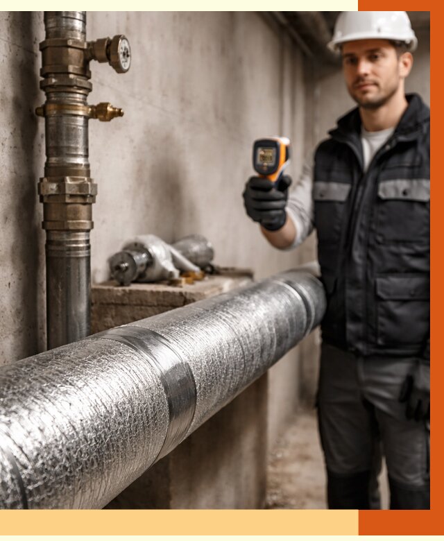 Утепление труб водоснабжения в Сальске от 8643 руб. за м² — услуги ТепломастерСлс