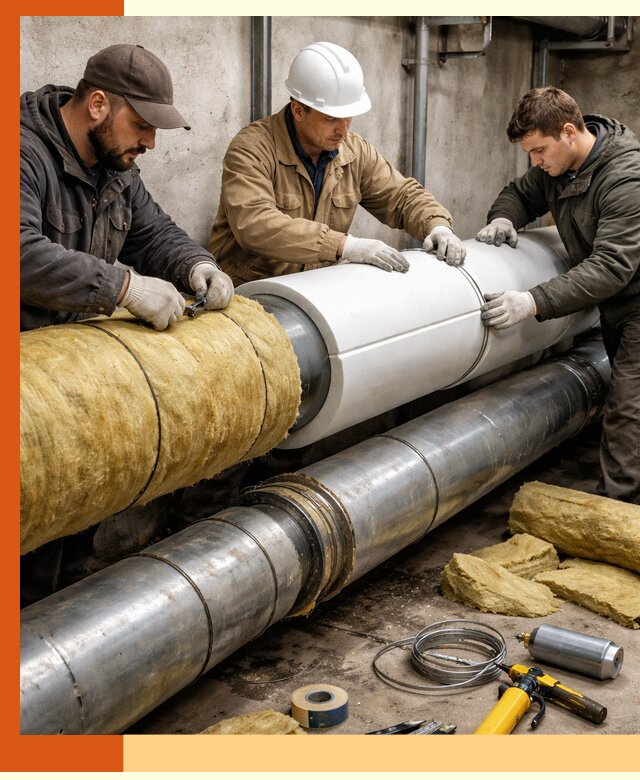Утепление трубопровода в Сальске с гарантией энергоэффективности