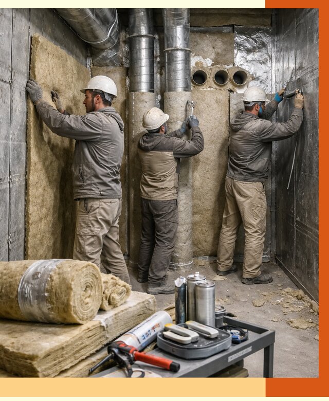 Утепление венткамеры в Сальске под ключ от 1474 руб. — профессионально | ТепломастерСлс