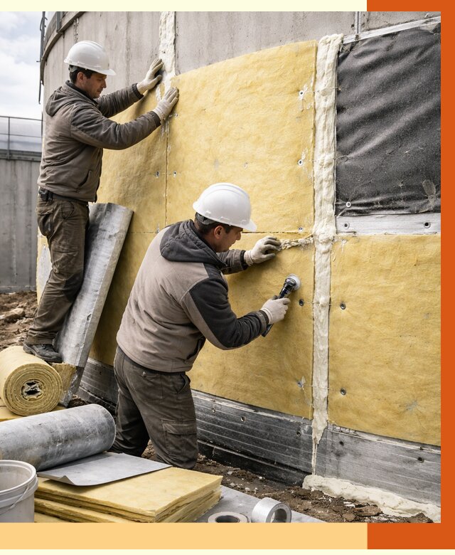 Утепление резервуара в Сальске от 27962 руб/м2 — монтаж ППУ и комплекс под ключ | ТепломастерСлс