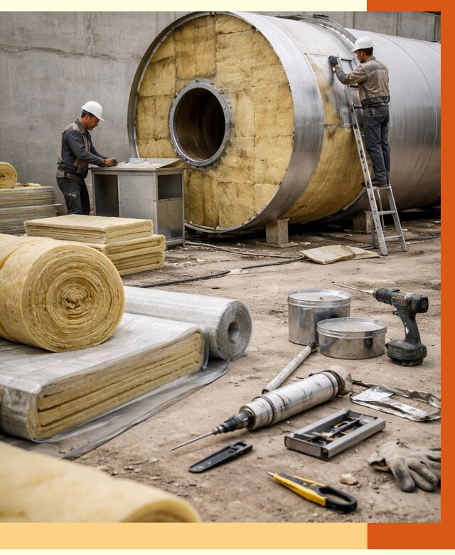 Утепление резервуара с топливом в Сальске от 27962 руб. под ключ | ТепломастерСлс