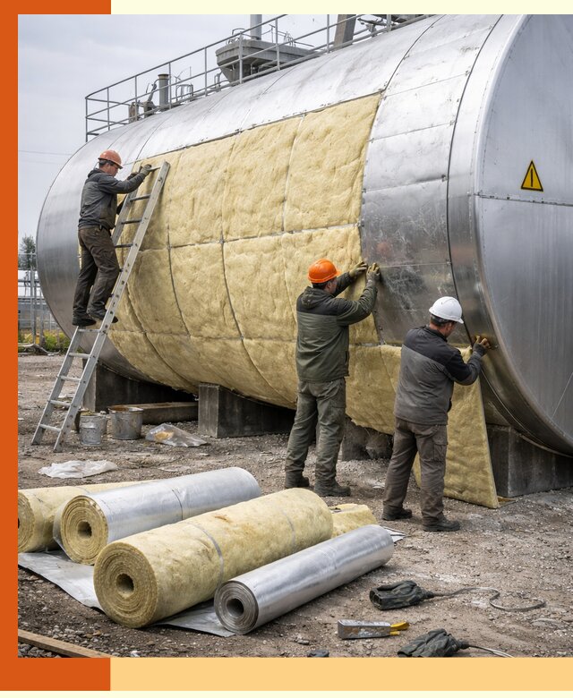 Утепление резервуаров с топливом в Сальске надежно и экономично