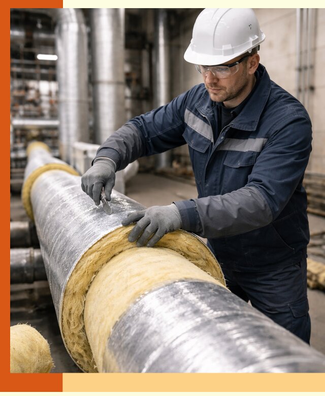 Утепление технологического оборудования и заводских установок в Сальске