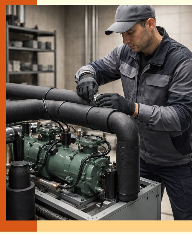 Утепление холодильного агрегата и теплоизоляция в Сальске