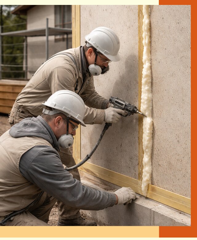 Утепление сип панелей ППУ в Сальске от 4881 руб. под ключ | ТепломастерСлс