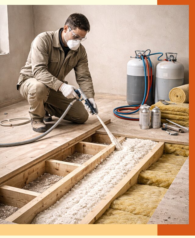 Заполнение полостей межэтажного перекрытия в Сальске от 4271 руб. | ТепломастерСлс