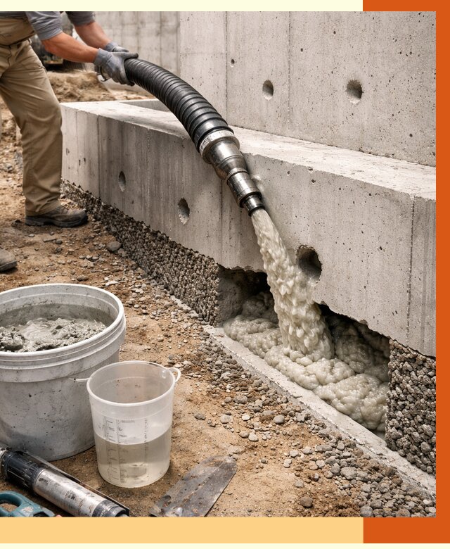 Заполнение полостей фундамента в Сальске от 6914 руб. под ключ | ТепломастерСлс