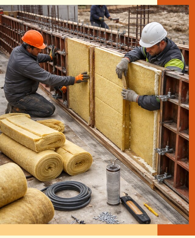 Теплоизоляция опалубки в Сальске от 7321 руб. за м2 — услуги и монтаж | ТепломастерСлс