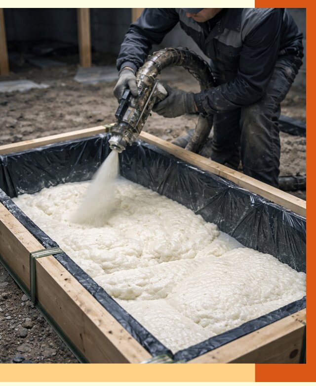 Заливка ППУ в формы в Сальске от 2542 руб. — утепление форм под ключ | ТепломастерСлс