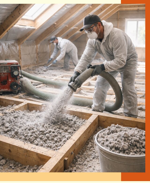 Утепление эковатой в Сальске от 3000 руб./м2 — монтаж и задувка | ТепломастерСлс