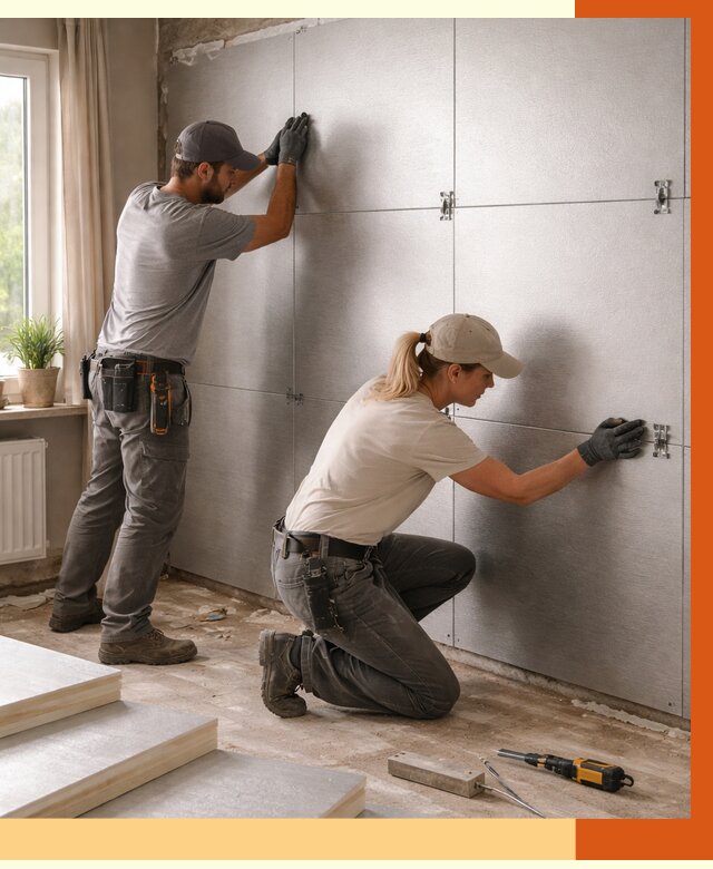 Утепление PIR панелями в Сальске от 4271 руб. под ключ | ТепломастерСлс