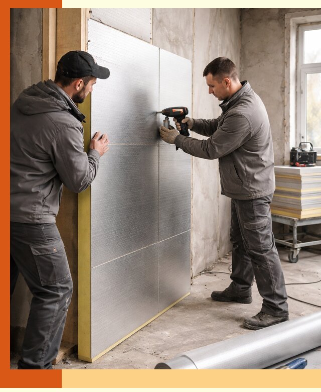 Утепление PIR панелями домов и зданий в Сальске