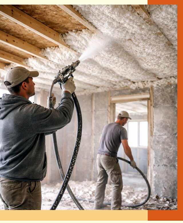 Утепление пеноизолом в Сальске от 1627 руб./м2 под ключ | ТепломастерСлс