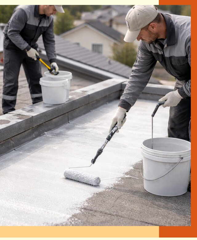 Утепление кровли жидкой теплоизоляцией в Сальске от 2186 руб./м2 | ТепломастерСлс