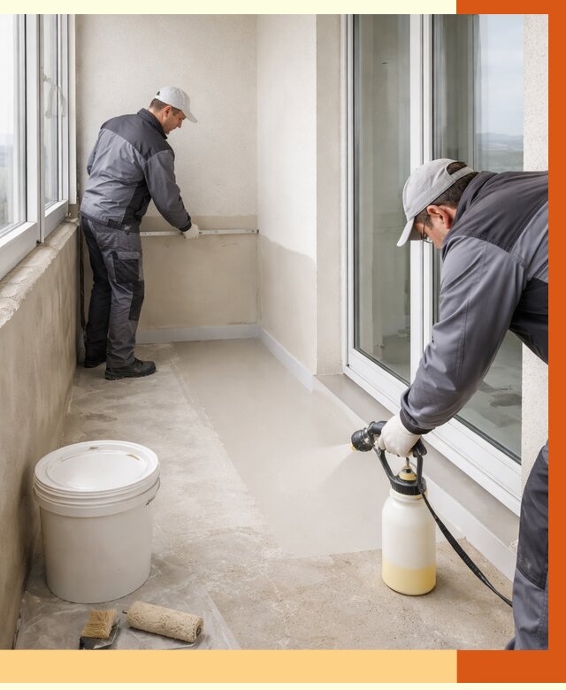 Утепление балкона жидкой теплоизоляцией в Сальске от 5847 руб./м2 | ТепломастерСлс