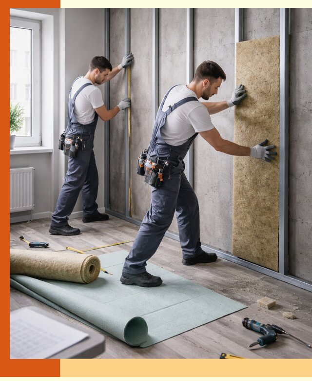 Шумоизоляция квартиры под ключ в Сальске — профессионально и гарантированно