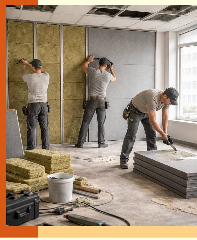 Профессиональная шумоизоляция офисов в Сальске для комфорта сотрудников